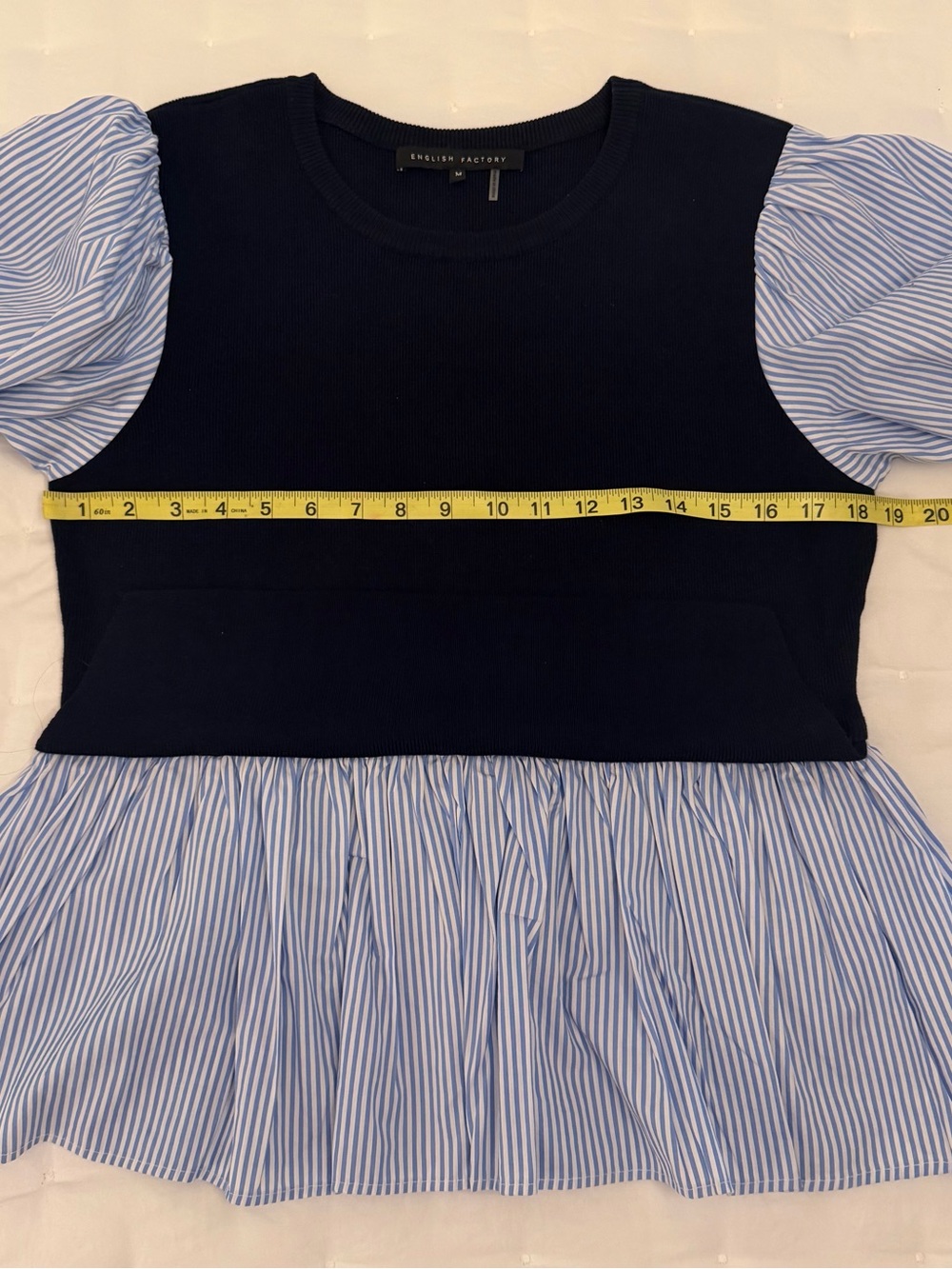 English Factory Layered Ruffle Top size M - Picture 7 of 7